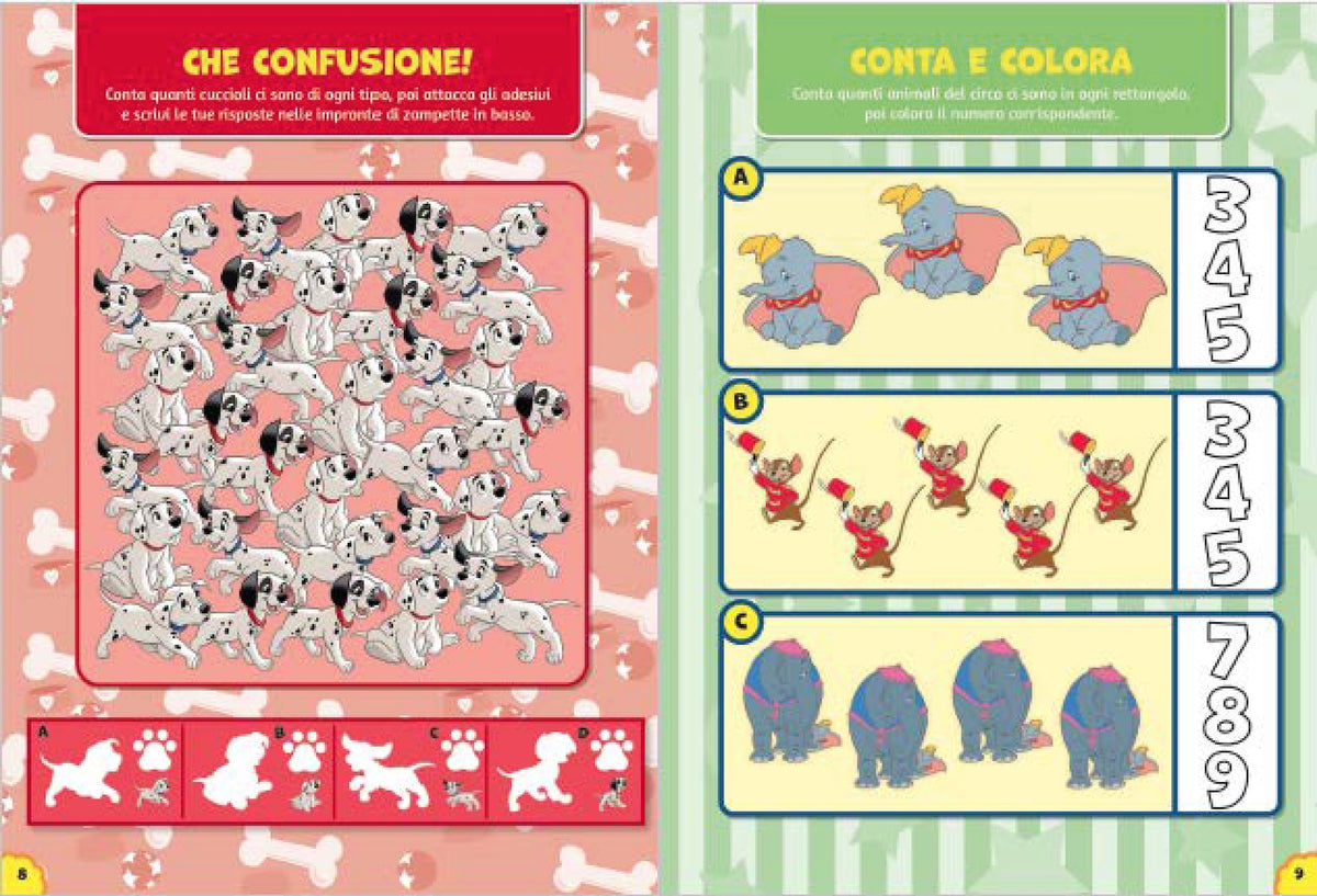 Cuccioli 500 Sticker Disney - Tante attività con i tuoi cuccioli