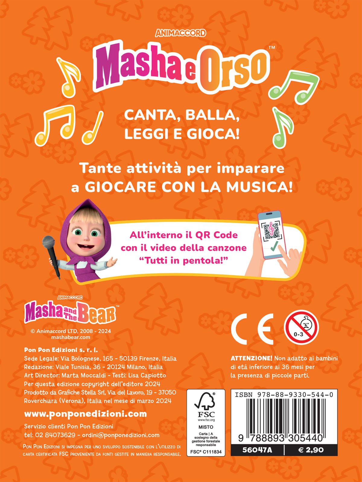 Canta con Masha. Tutti in pentola!