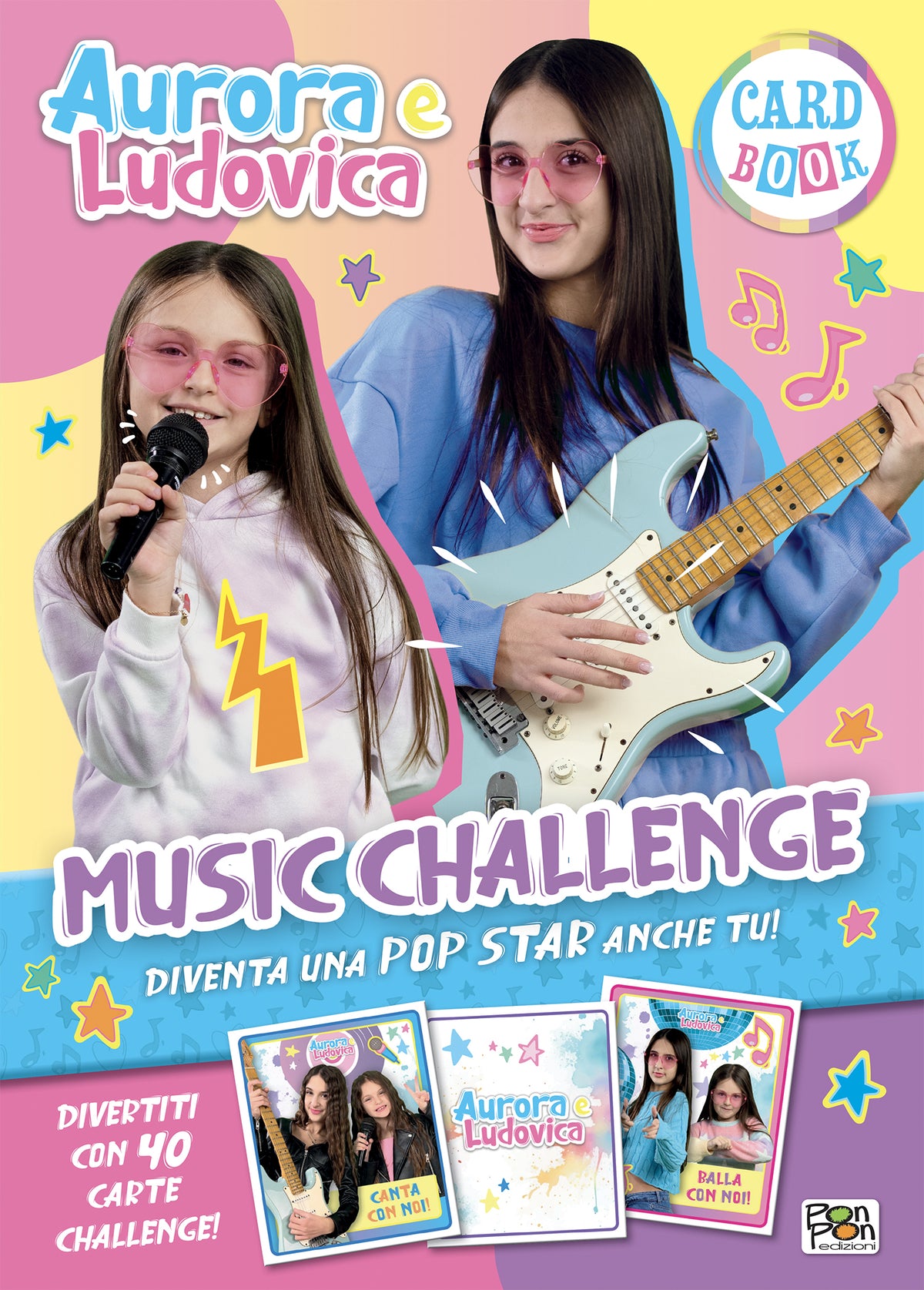 Aurora e Ludovica. Card book. Music challenge