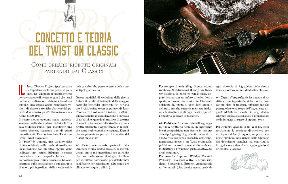 Twist on Classic::I grandi cocktail del Jerry Thomas Project