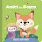 Amici del bosco::1 libro + 1 puzzle di legno