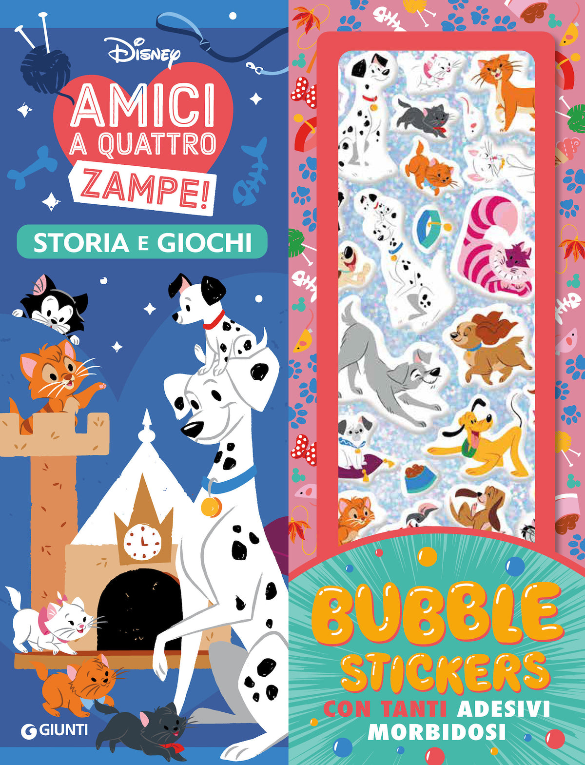 Amici a quattro zampe Bubble Stickers::Con tanti adesivi morbidosi