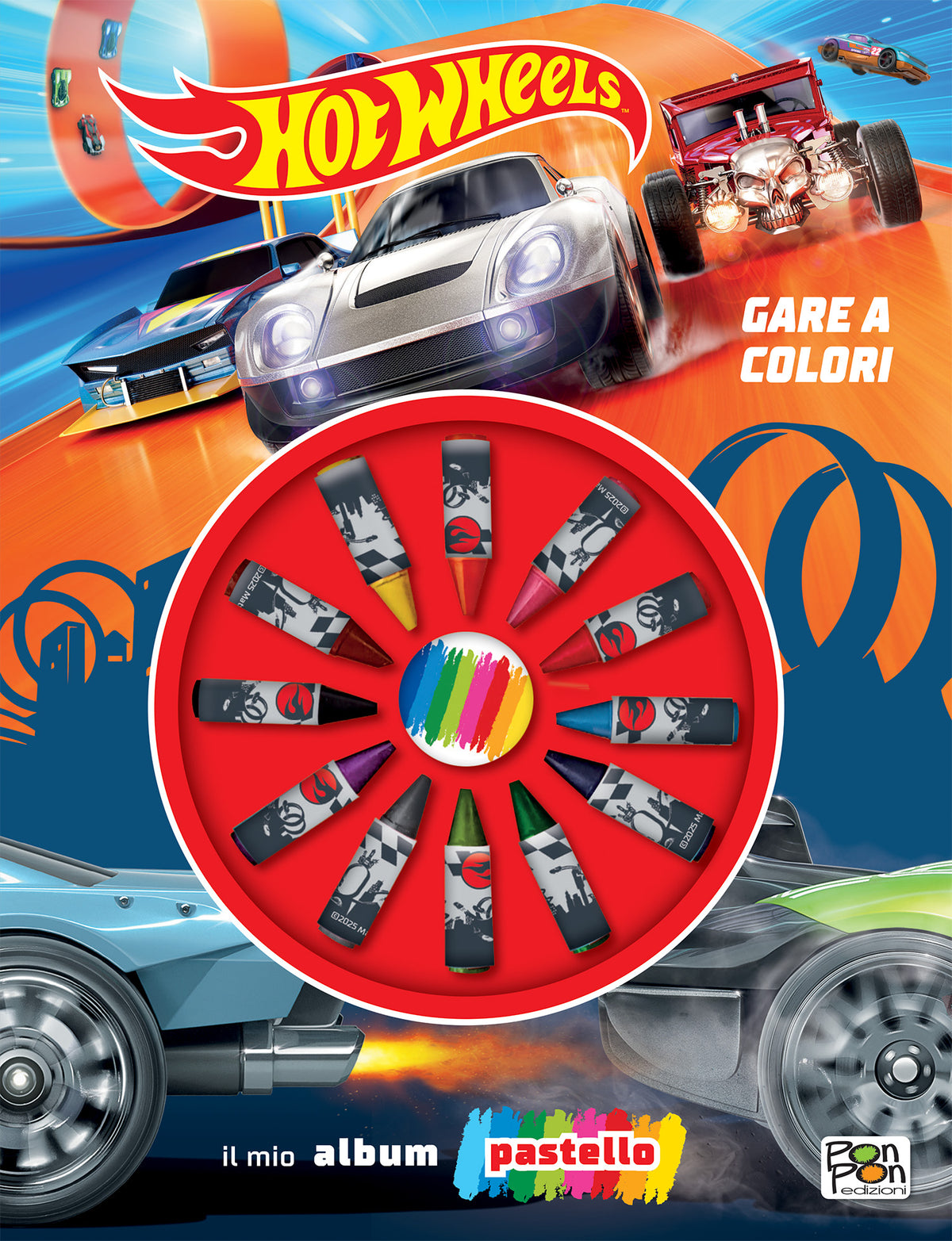 Hot Wheels. Il mio album pastello. Gare a colori
