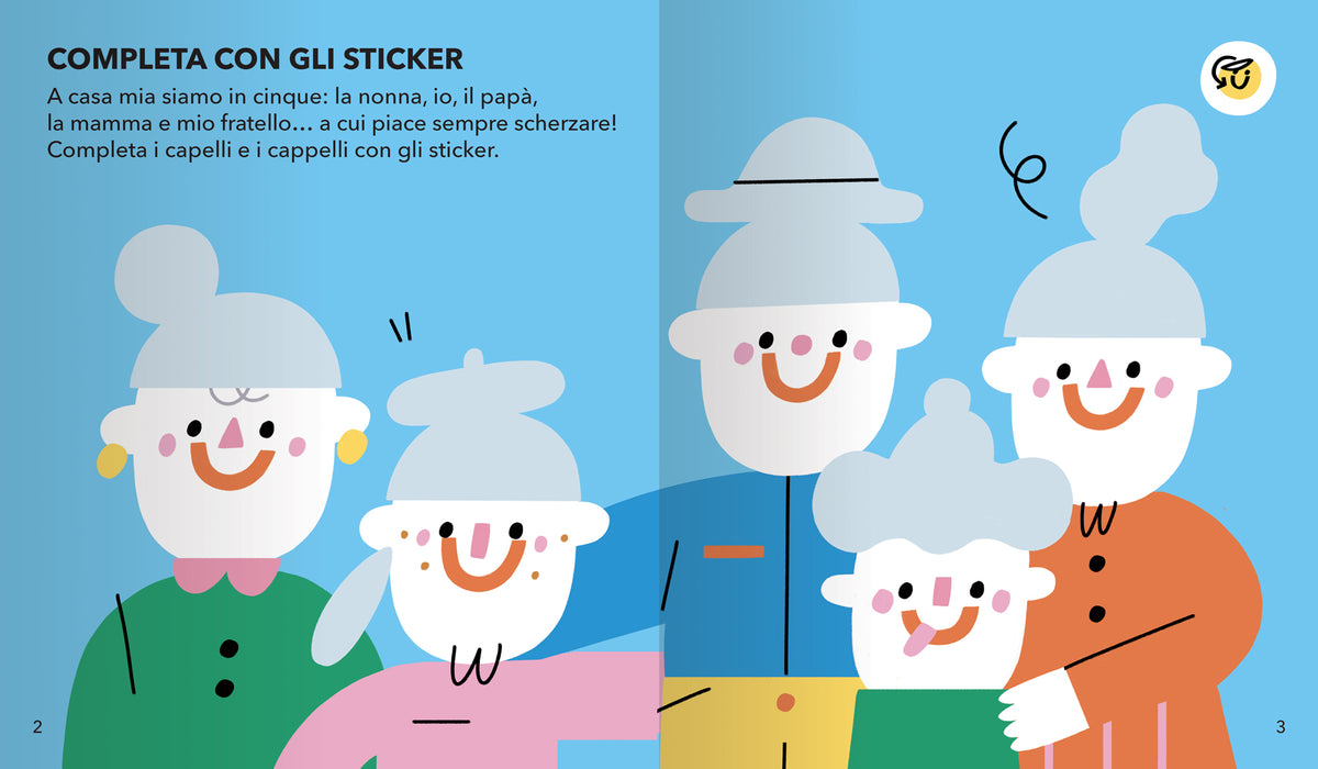 Gioca e disegna la tua casa e la tua famiglia