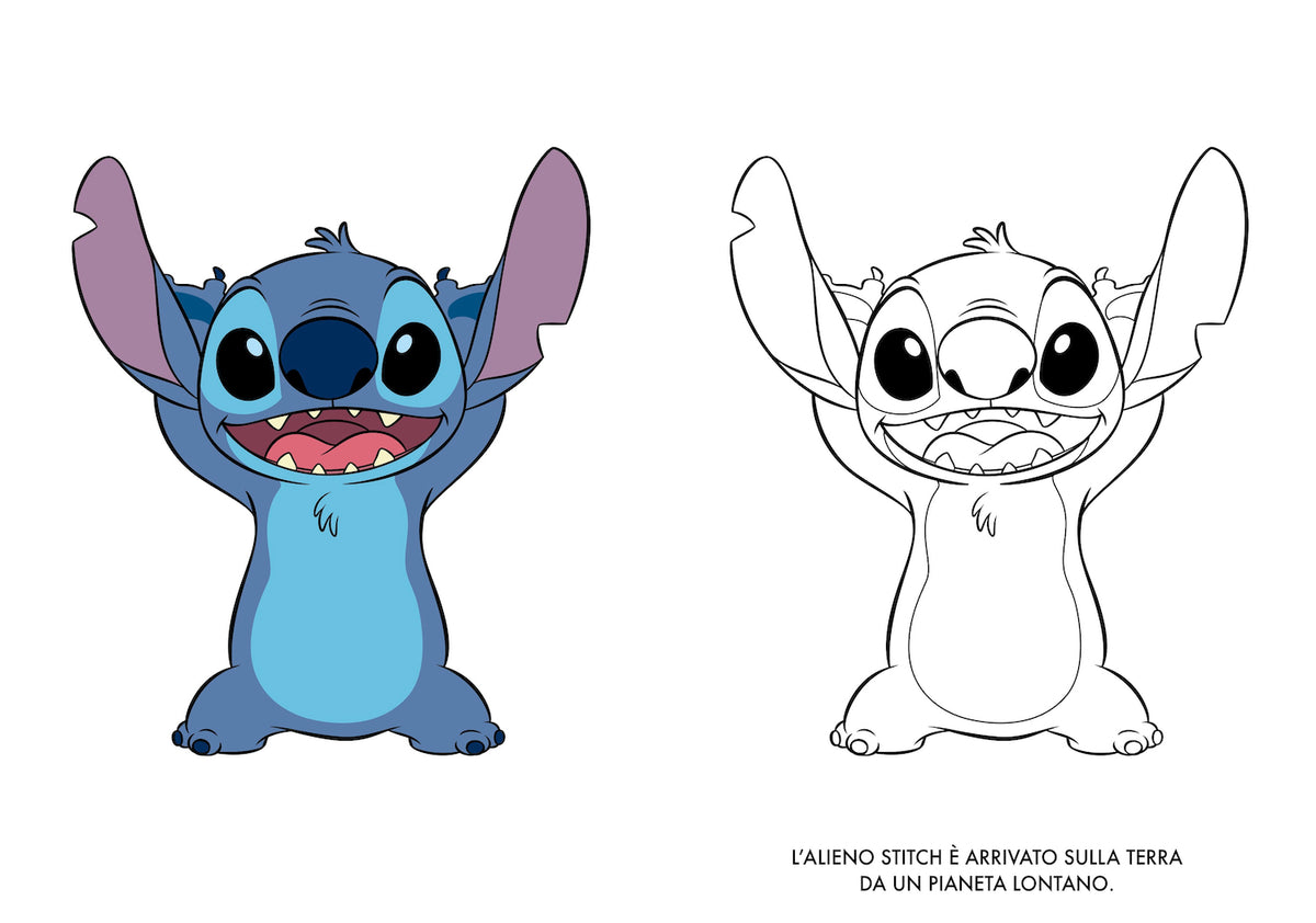 Stitch Primo album da colorare::Alieni speciali