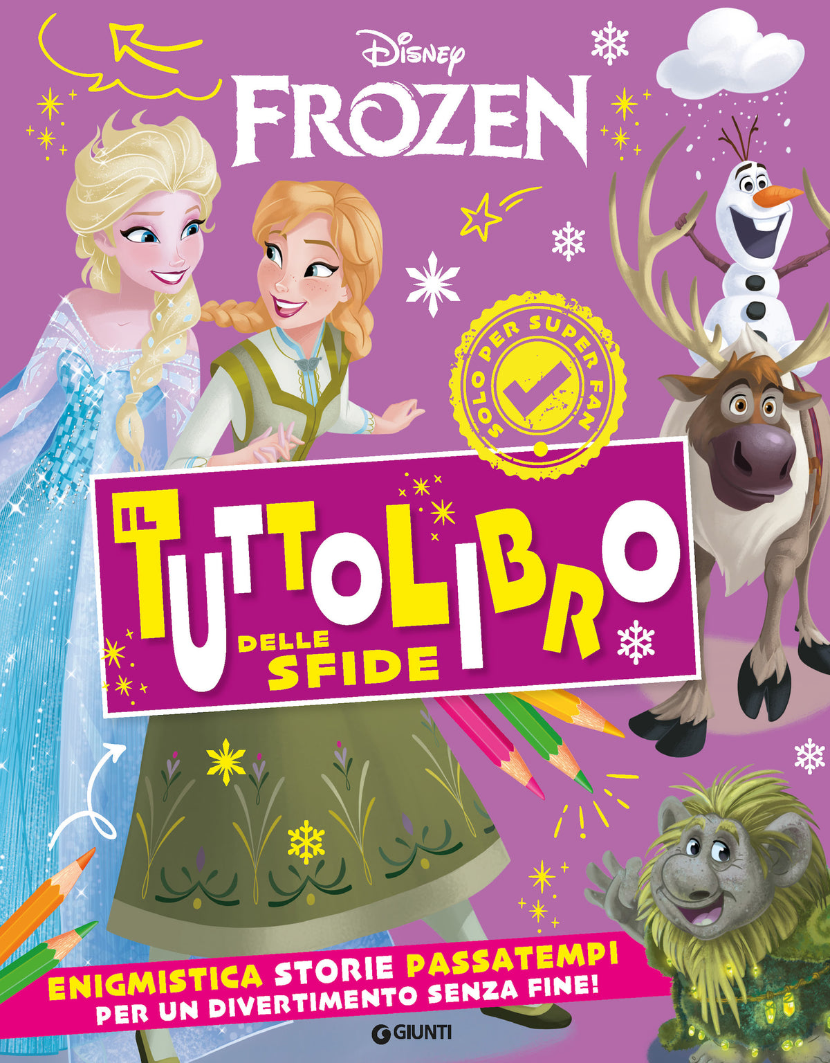 Frozen Il Tuttolibro delle sfide::Enigmistica Storie Passatempi per un divertimento senza fine!
