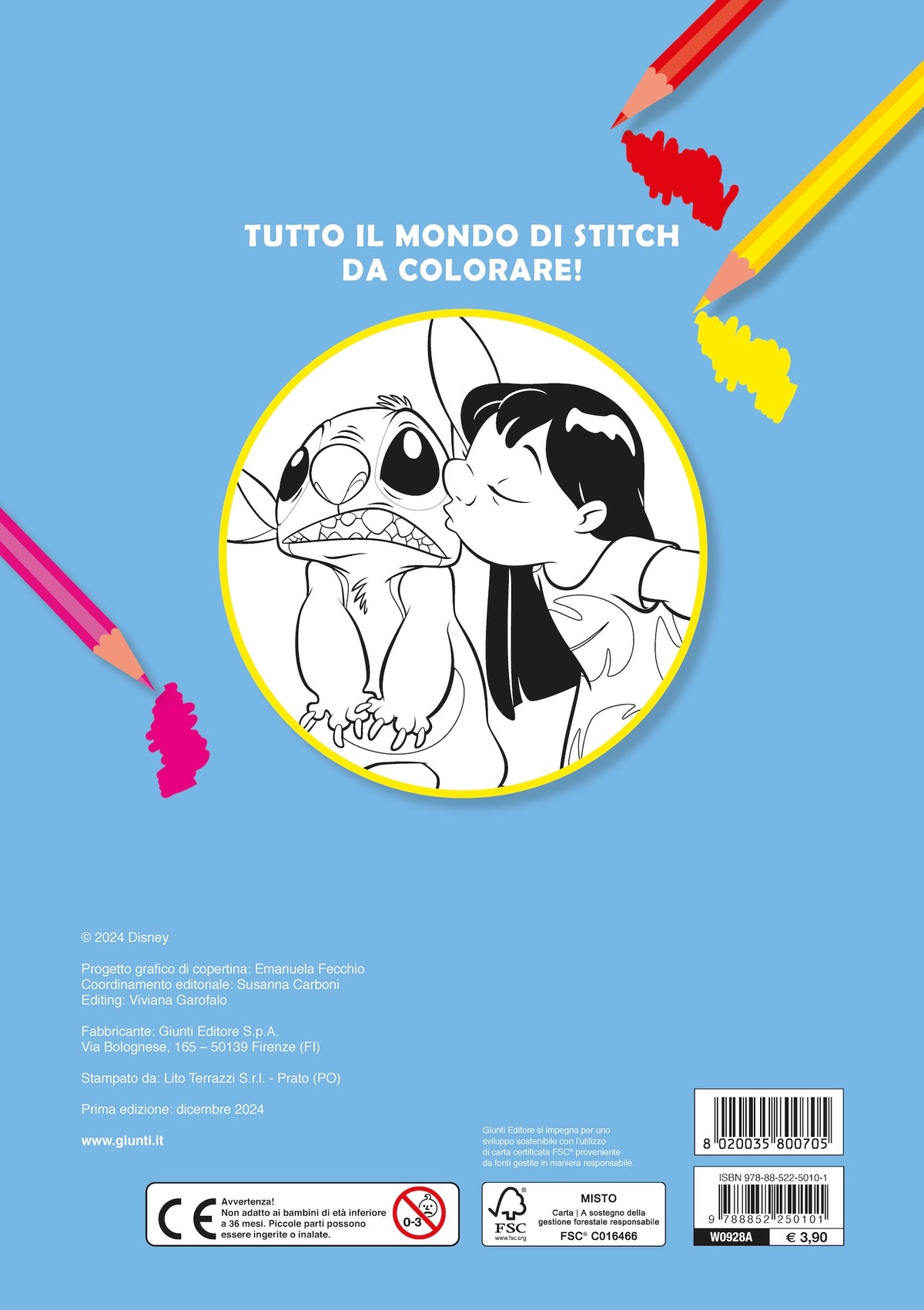 Stitch Primo album da colorare::Alieni speciali