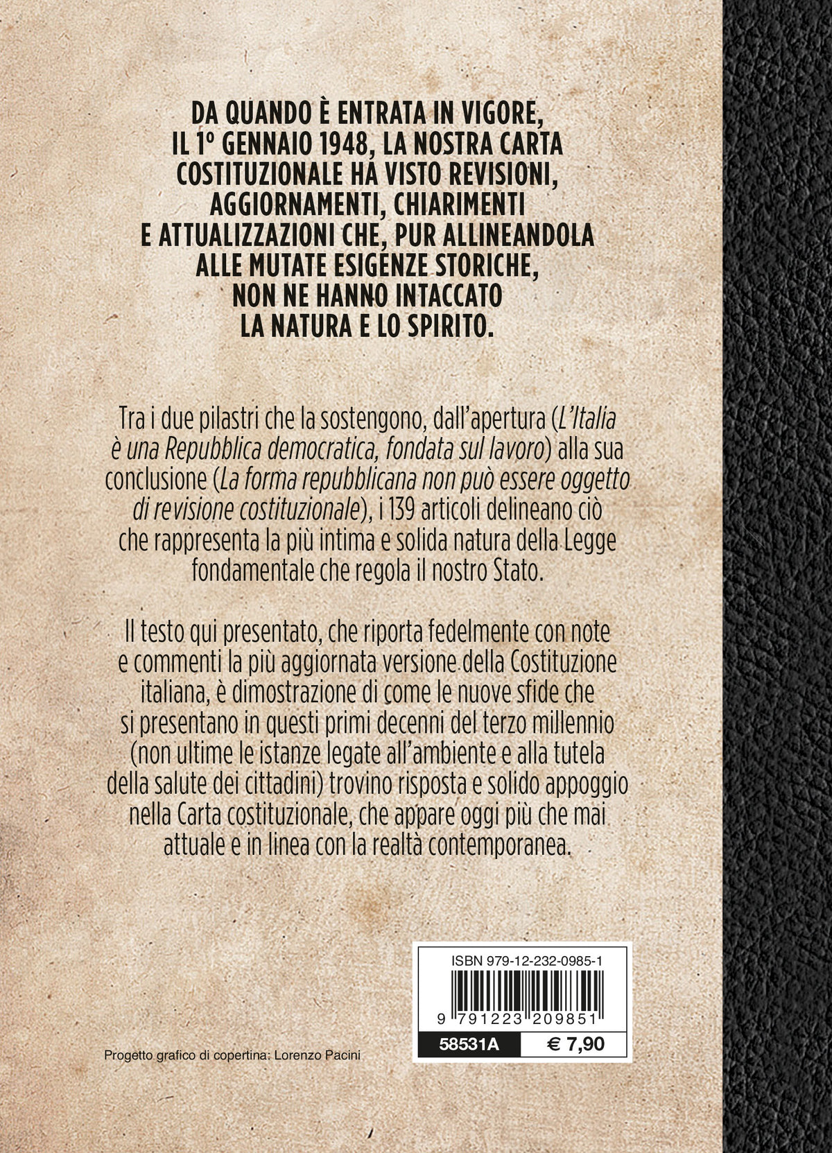 La Costituzione della Repubblica Italiana