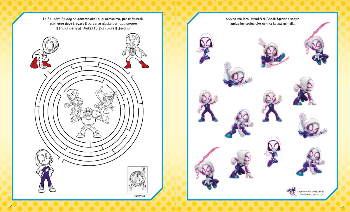 Spidey Il Tuttolibro delle sfide::Enigmistica, storie, passatempi per un divertimento senza fine!
