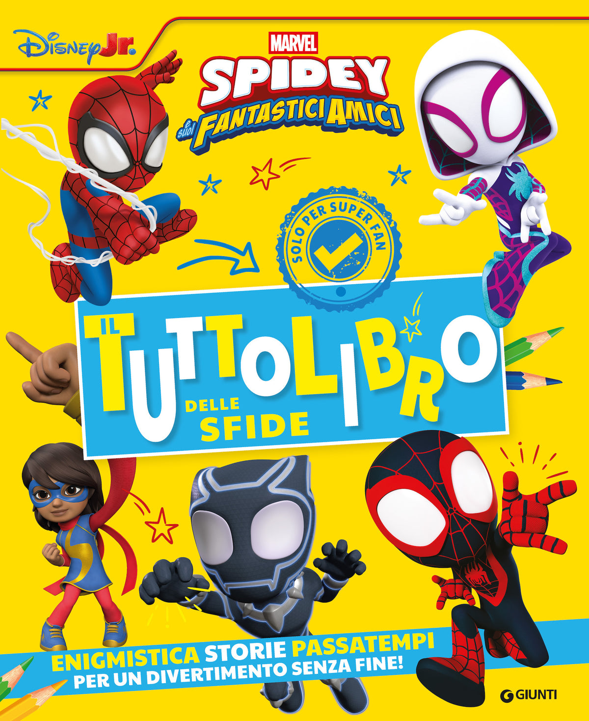 Spidey Il Tuttolibro delle sfide::Enigmistica, storie, passatempi per un divertimento senza fine!