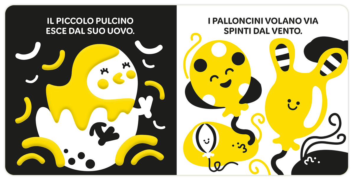 Il mio librotto bianco nero e giallo