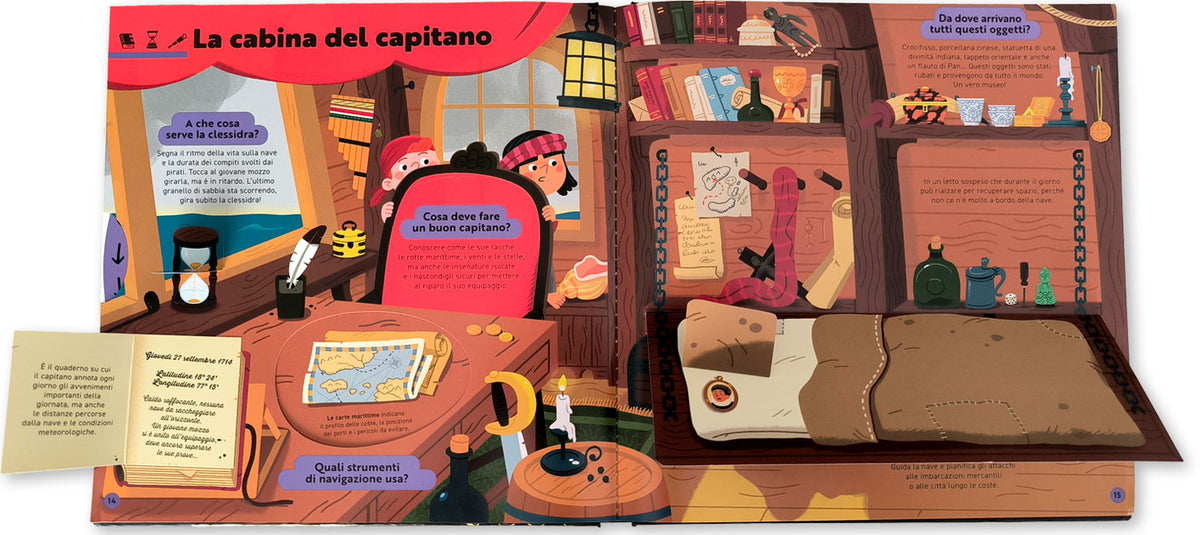 Il libro pop-up dei pirati