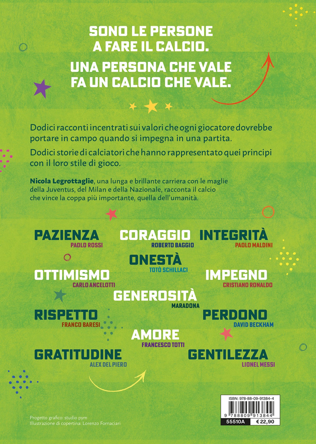 12 in campo. I valori del calcio