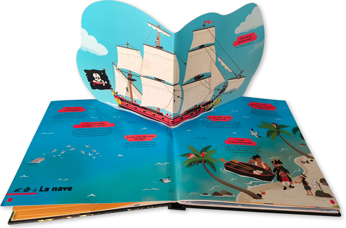 Il libro pop-up dei pirati