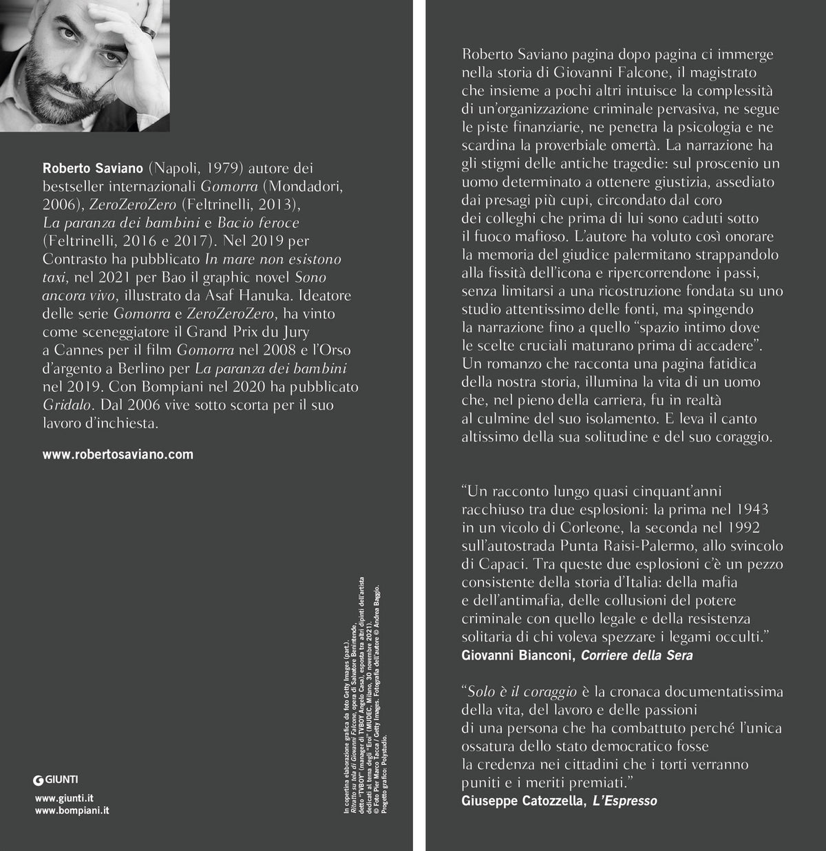 Solo è il coraggio::Giovanni Falcone, il romanzo