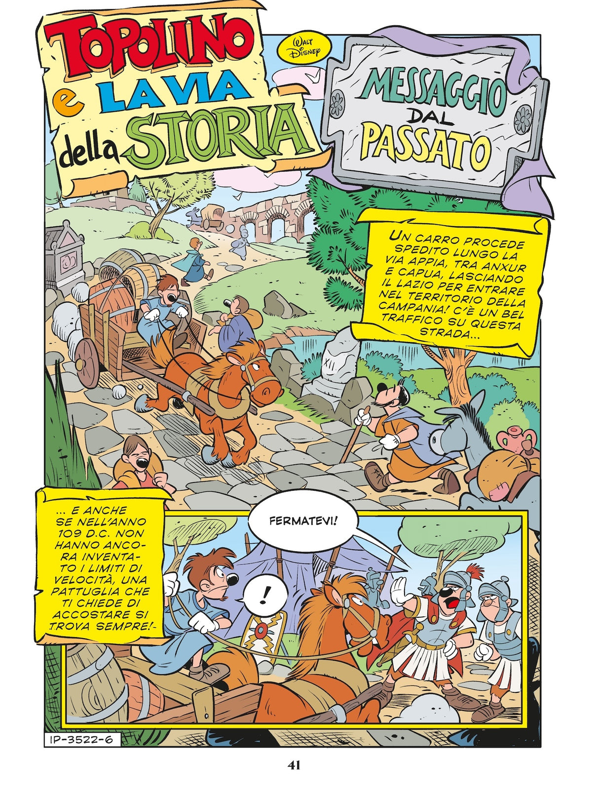 Sulla Via della Roma antica - Fumetti nel tempo