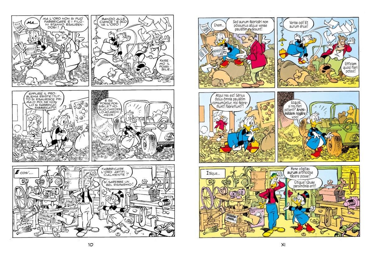 Scrúgulus in re vere mirábili - Zio Paperone in un caso davvero imprevedibile::Fumetti in lingua - Latino - Con prefazione del Prof Andrea Maggi