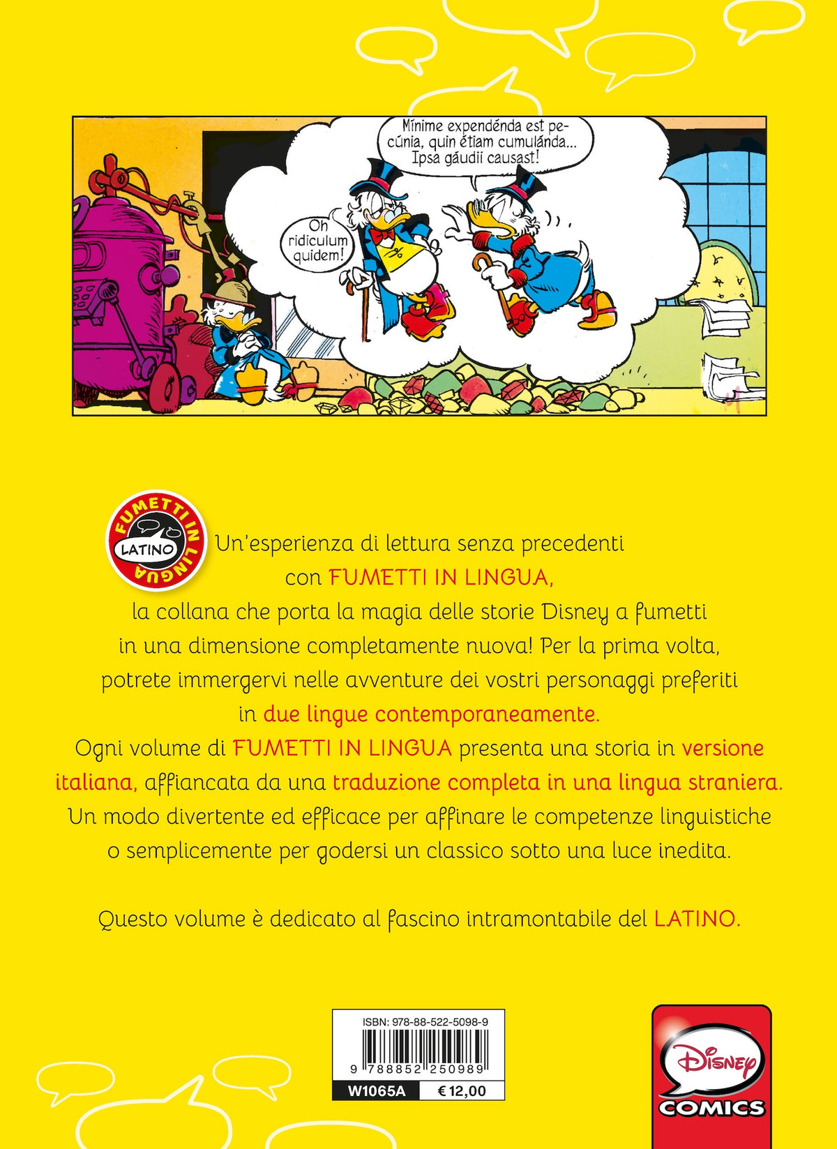 Scrúgulus in re vere mirábili - Zio Paperone in un caso davvero imprevedibile::Fumetti in lingua - Latino - Con prefazione del Prof Andrea Maggi