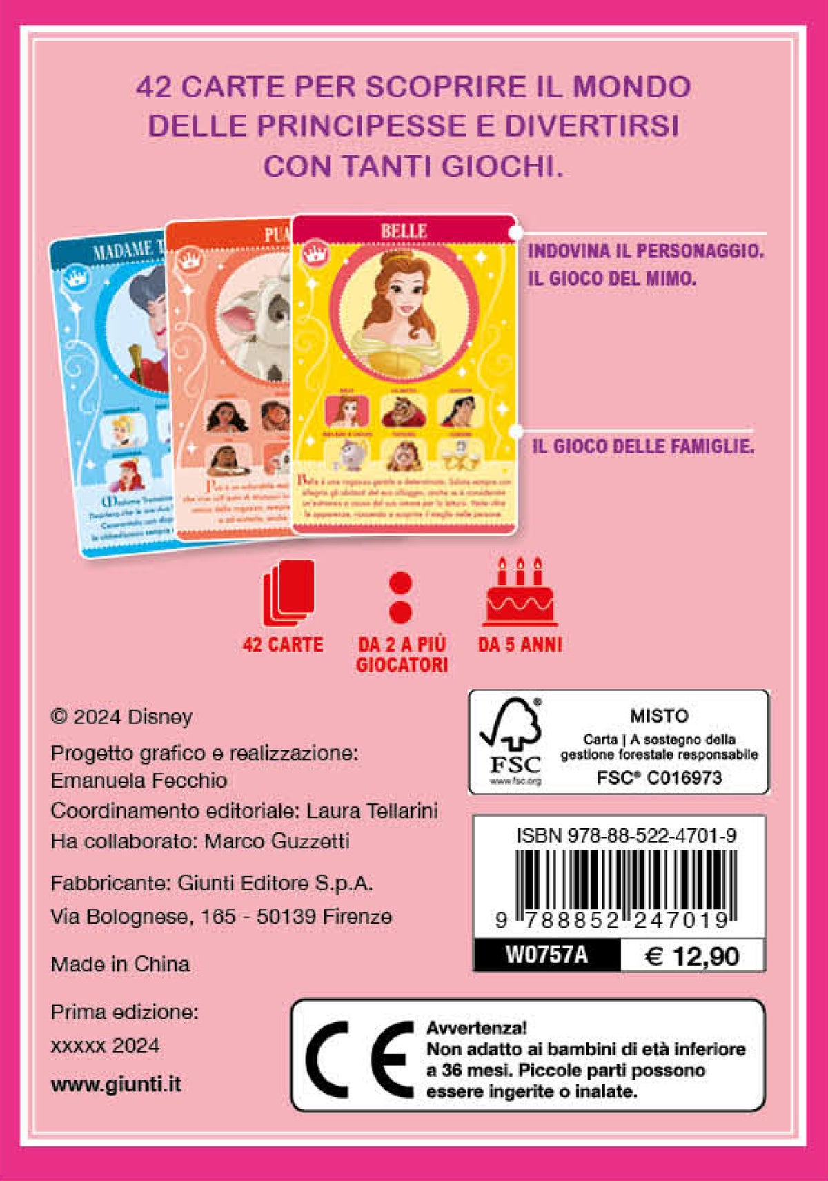 Chi sono? Principesse Disney::42 carte, 1 libro