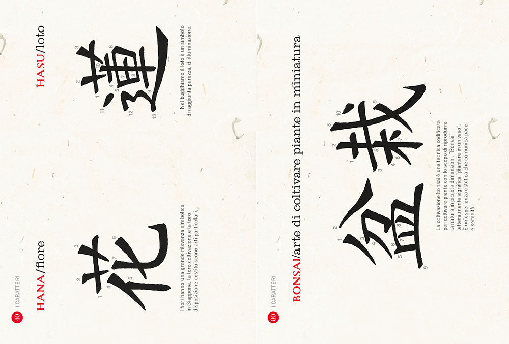 Calligrafia giapponese::Impara a scrivere le prime 60 parole