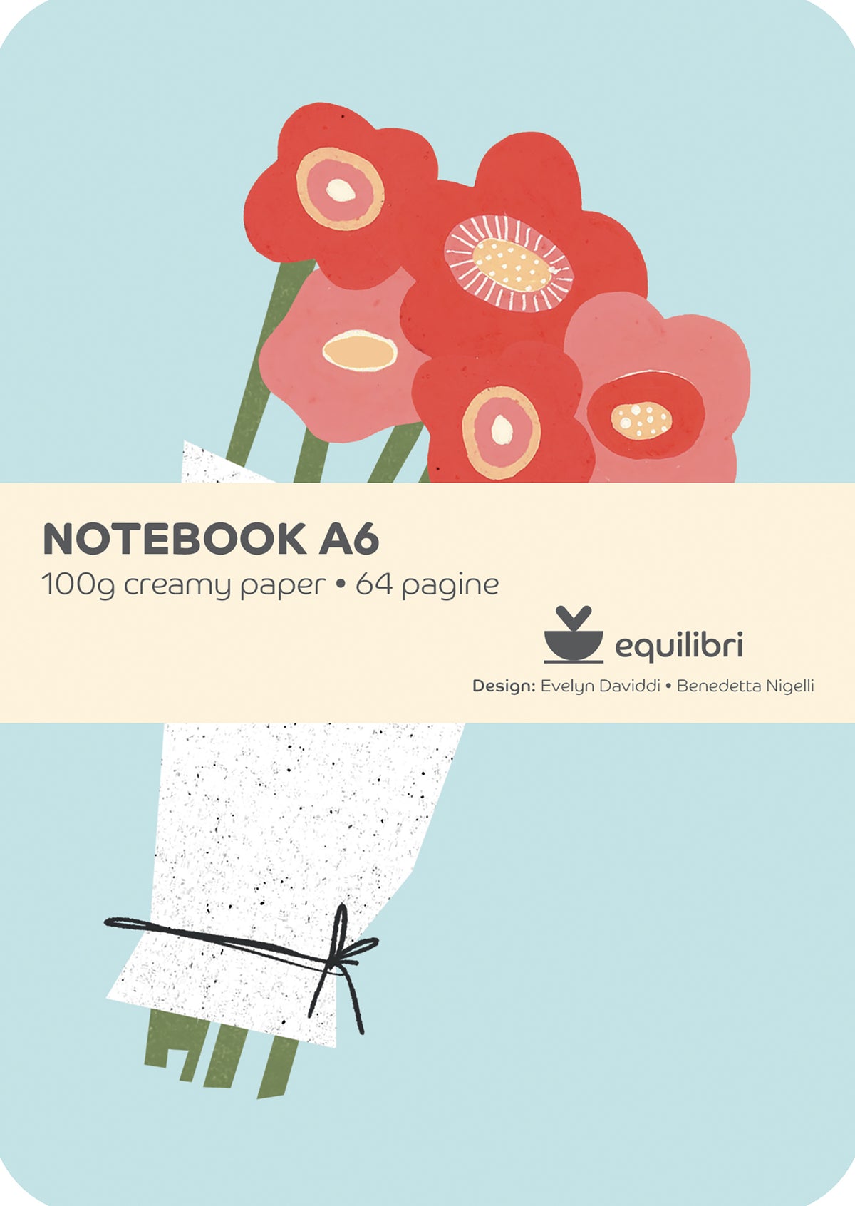 Notebook A6 mazzo di fiori
