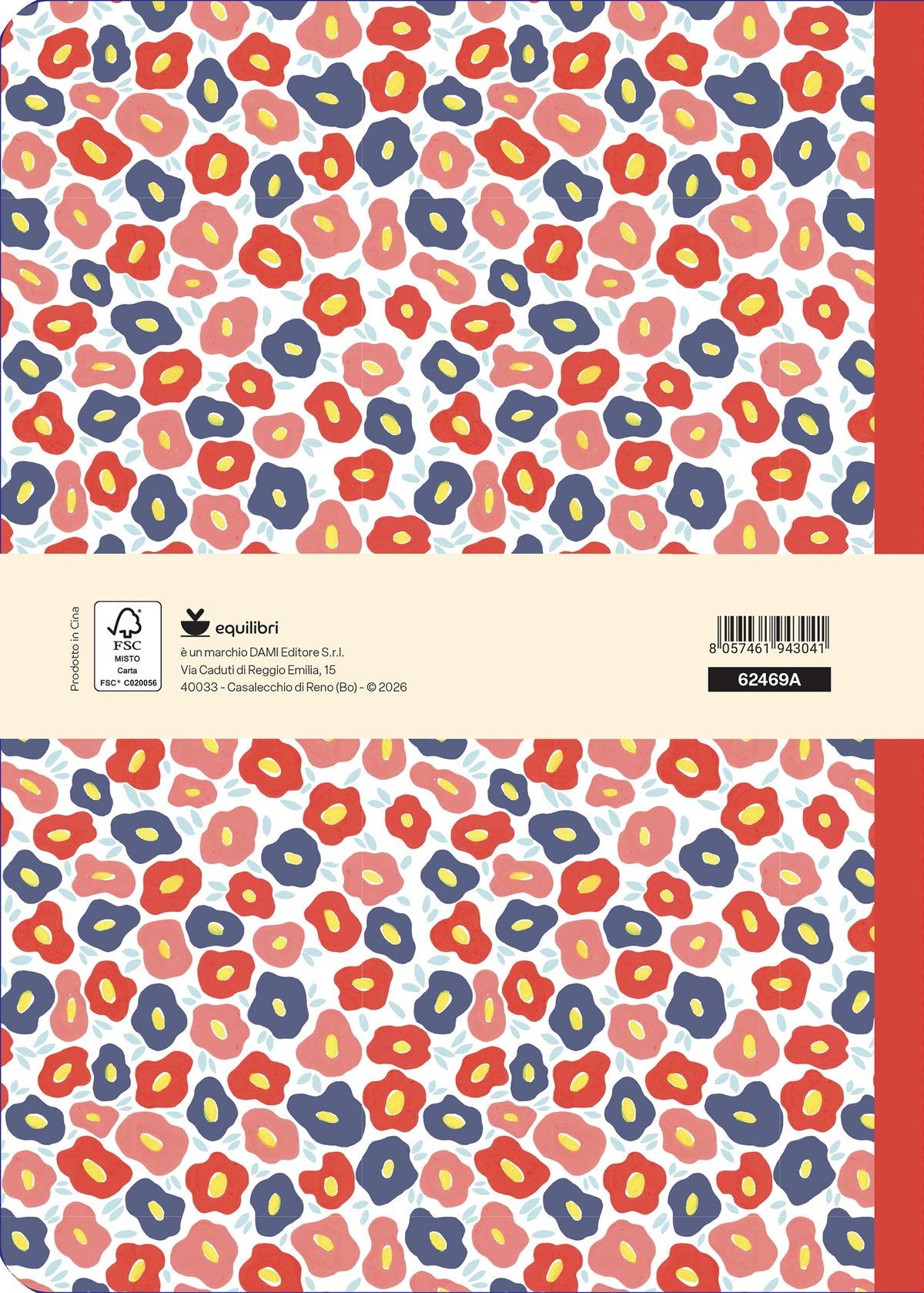 Notebook A5 fantasia Fiori