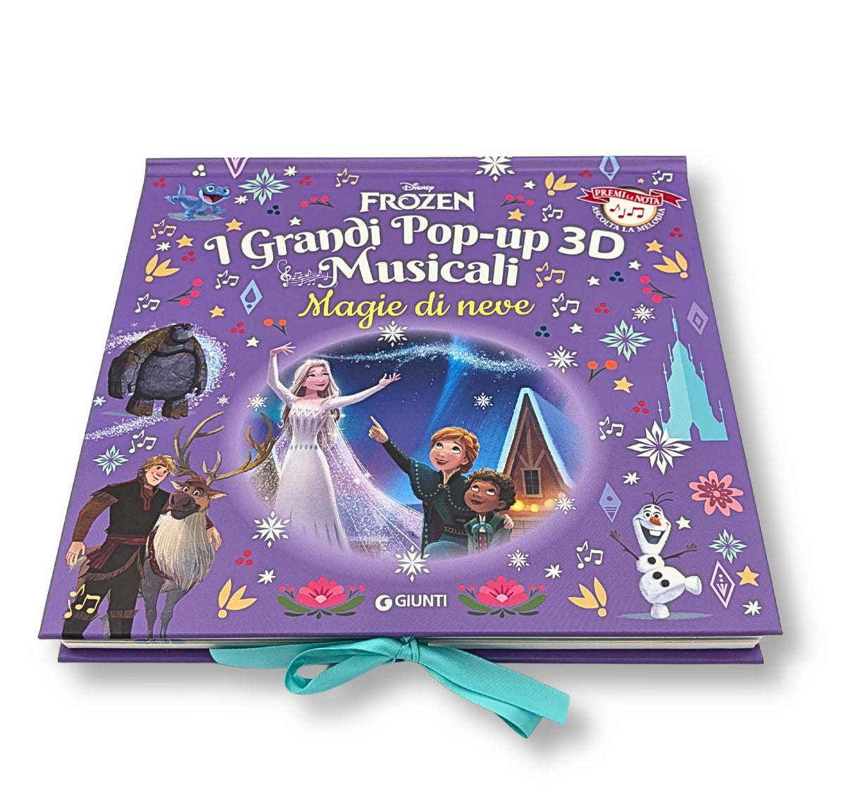 Frozen Magie di neve. I Grandi Pop-up 3d musicali::Premi la nota. Ascolta la melodia