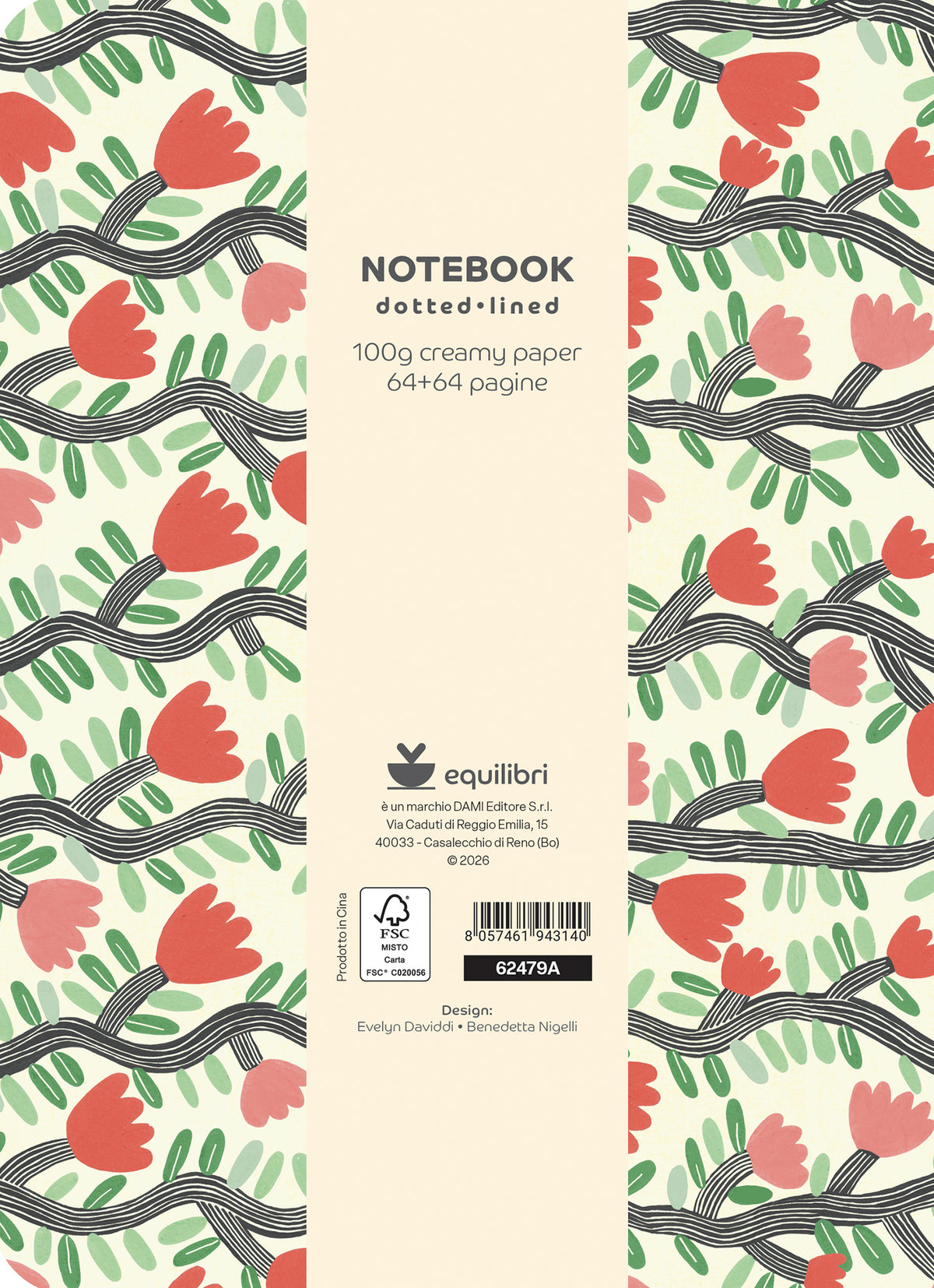 Notebook Doppio Fiore Ramo
