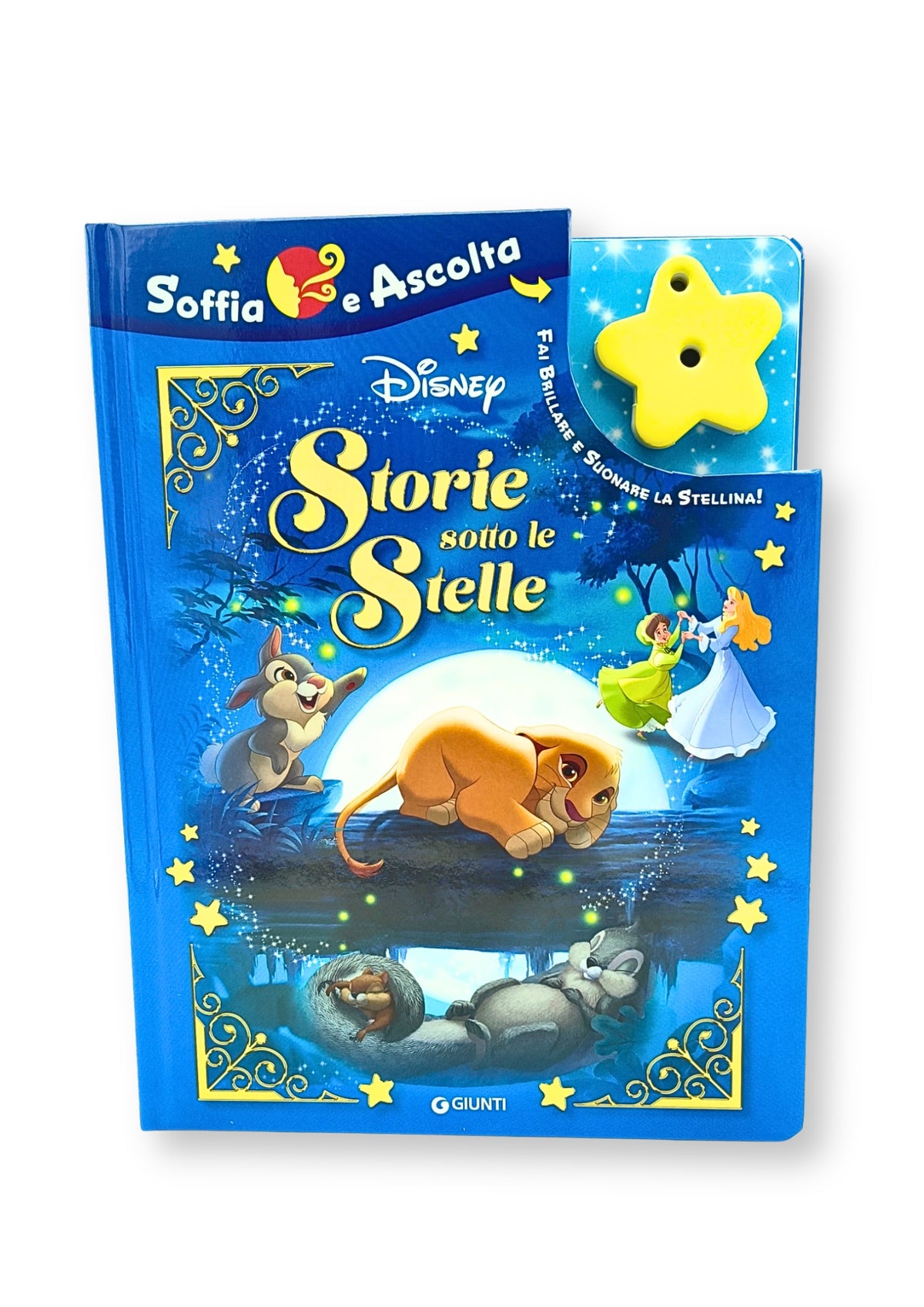 Soffia e ascolta Disney Storie sotto le stelle::Fai brillare e suonare la stellina!