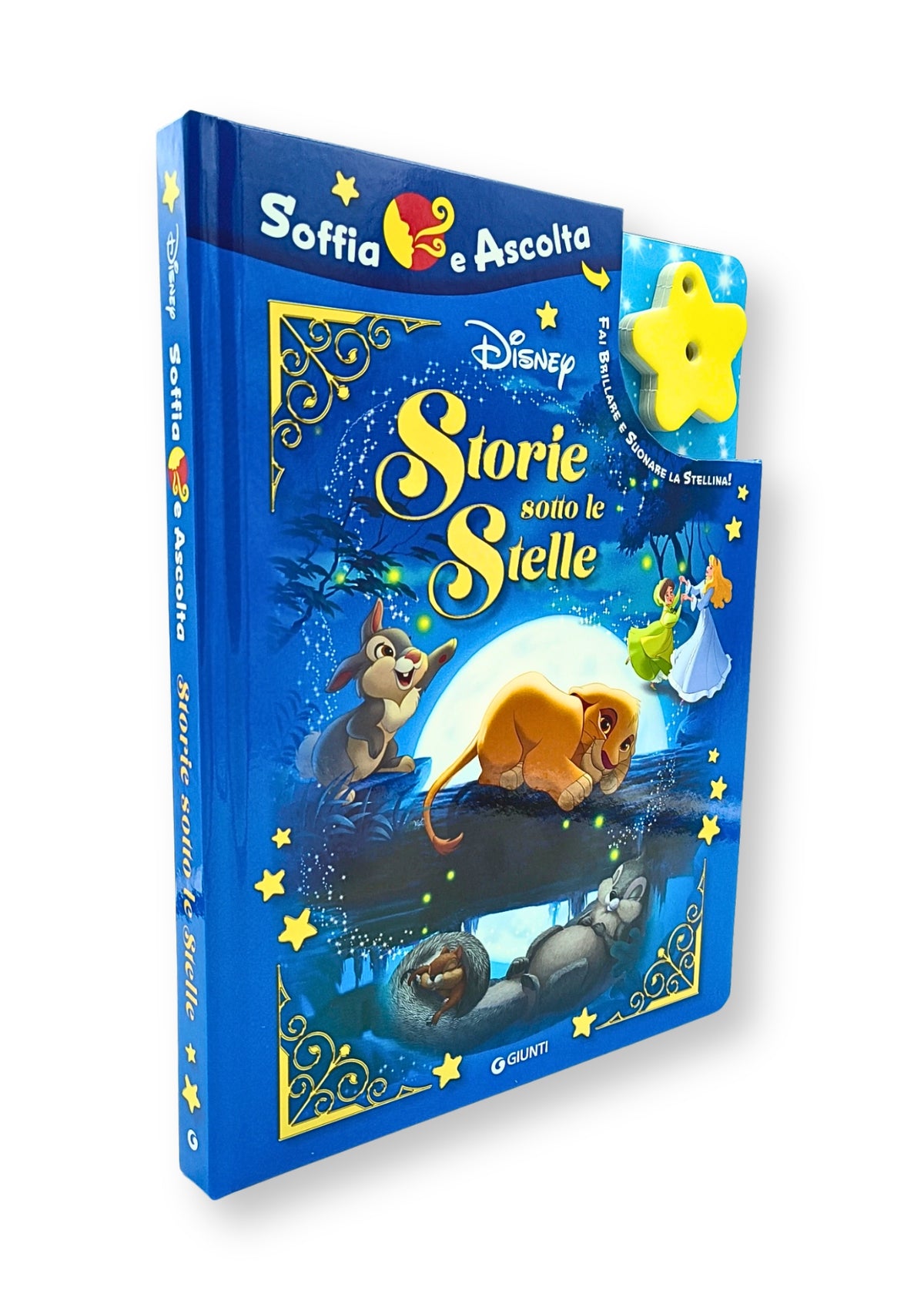 Soffia e ascolta Disney Storie sotto le stelle::Fai brillare e suonare la stellina!