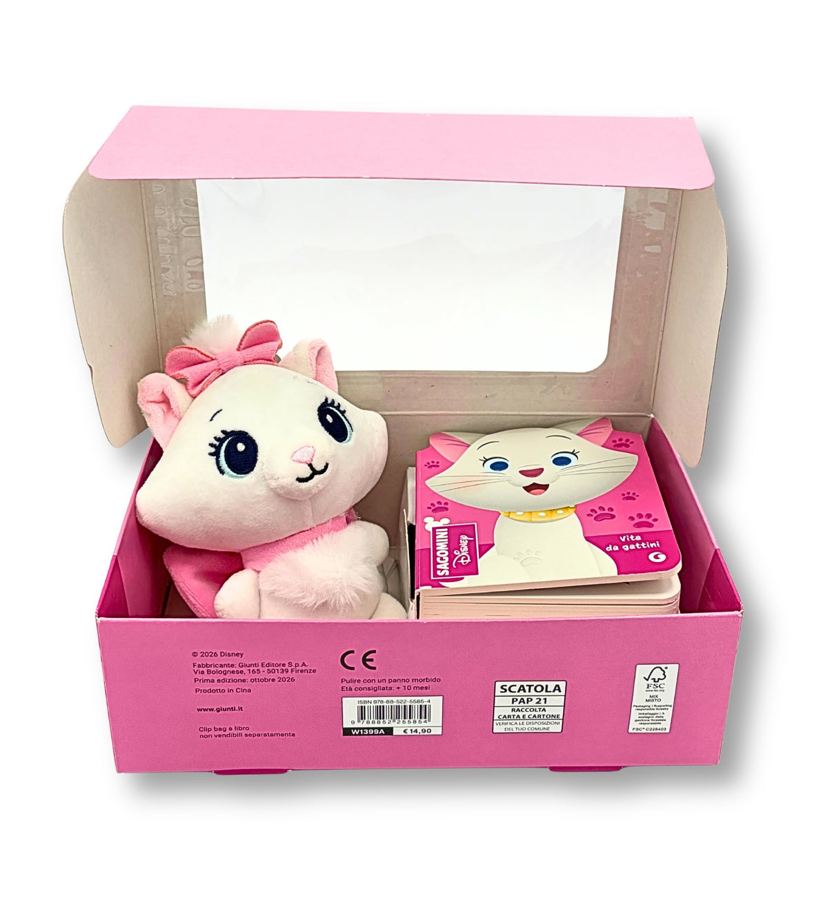 Story Box Minou Gli Aristogatti con Clip Bag