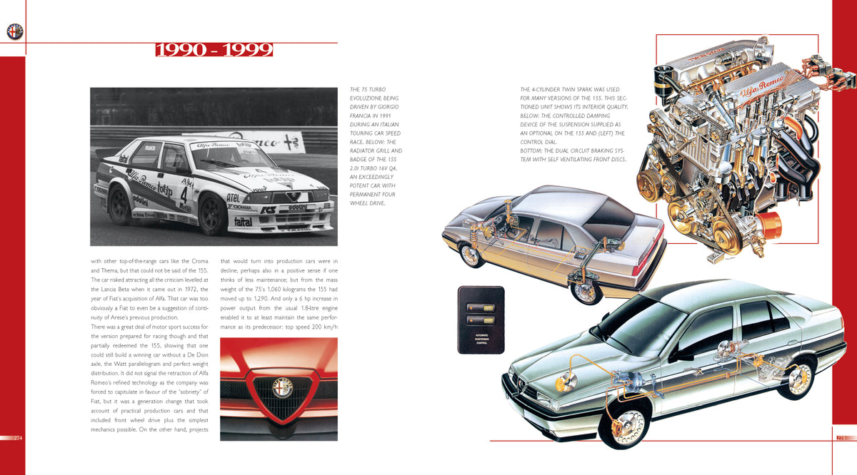 ALFA ROMEO Past and present - New updated edition (ed. inglese)::Past and present - New updated edition