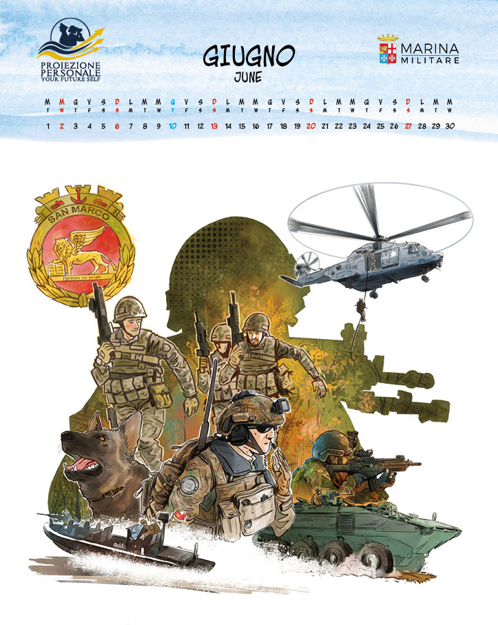 Calendario Marina Militare 2027 - da parete ::Proiezione personale
