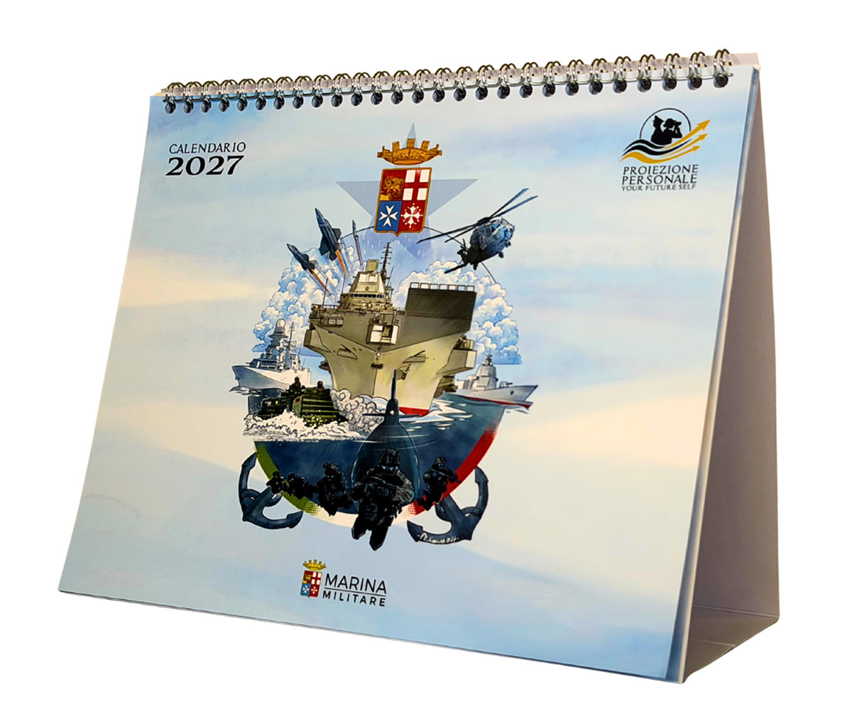 Calendario Marina Militare 2027 - da tavolo ::Proiezione personale