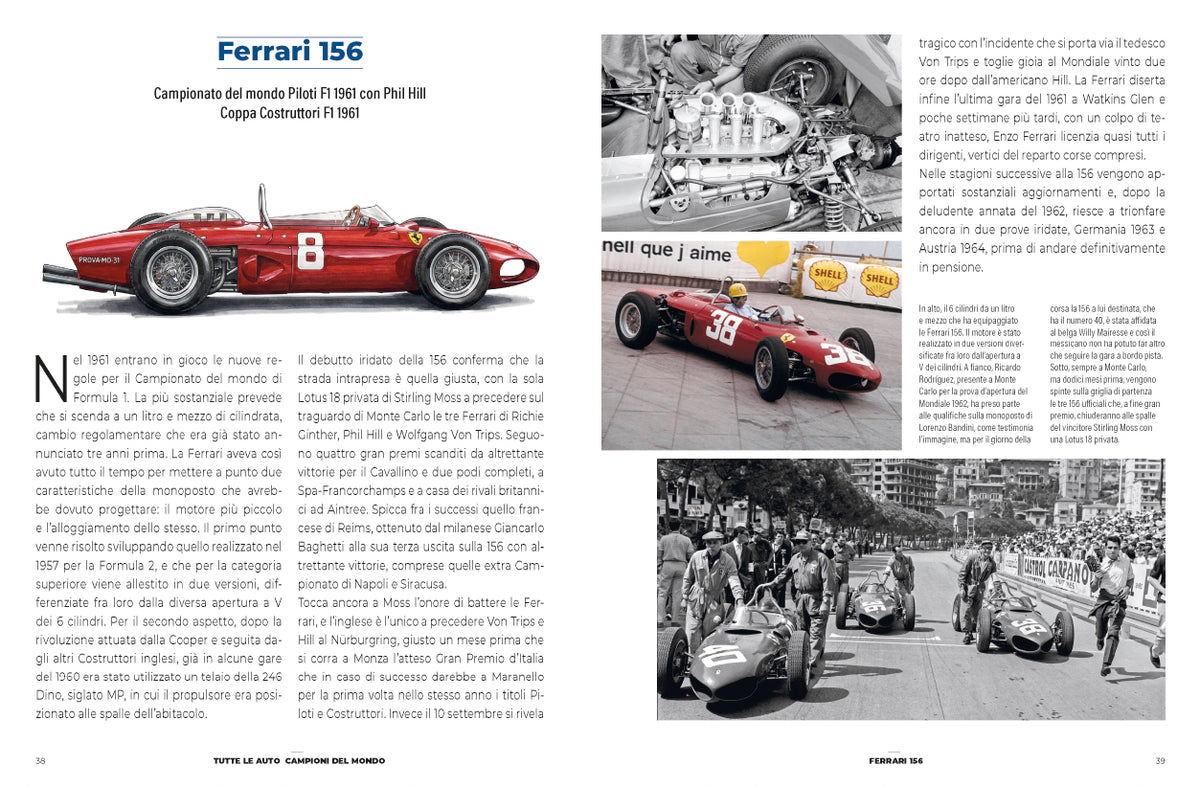 TUTTE LE AUTO CAMPIONI DEL MONDO Formula 1, Sport-Prototipo, WEC, Rally:: Formula 1, Sport-Prototipo, WEC, Rally