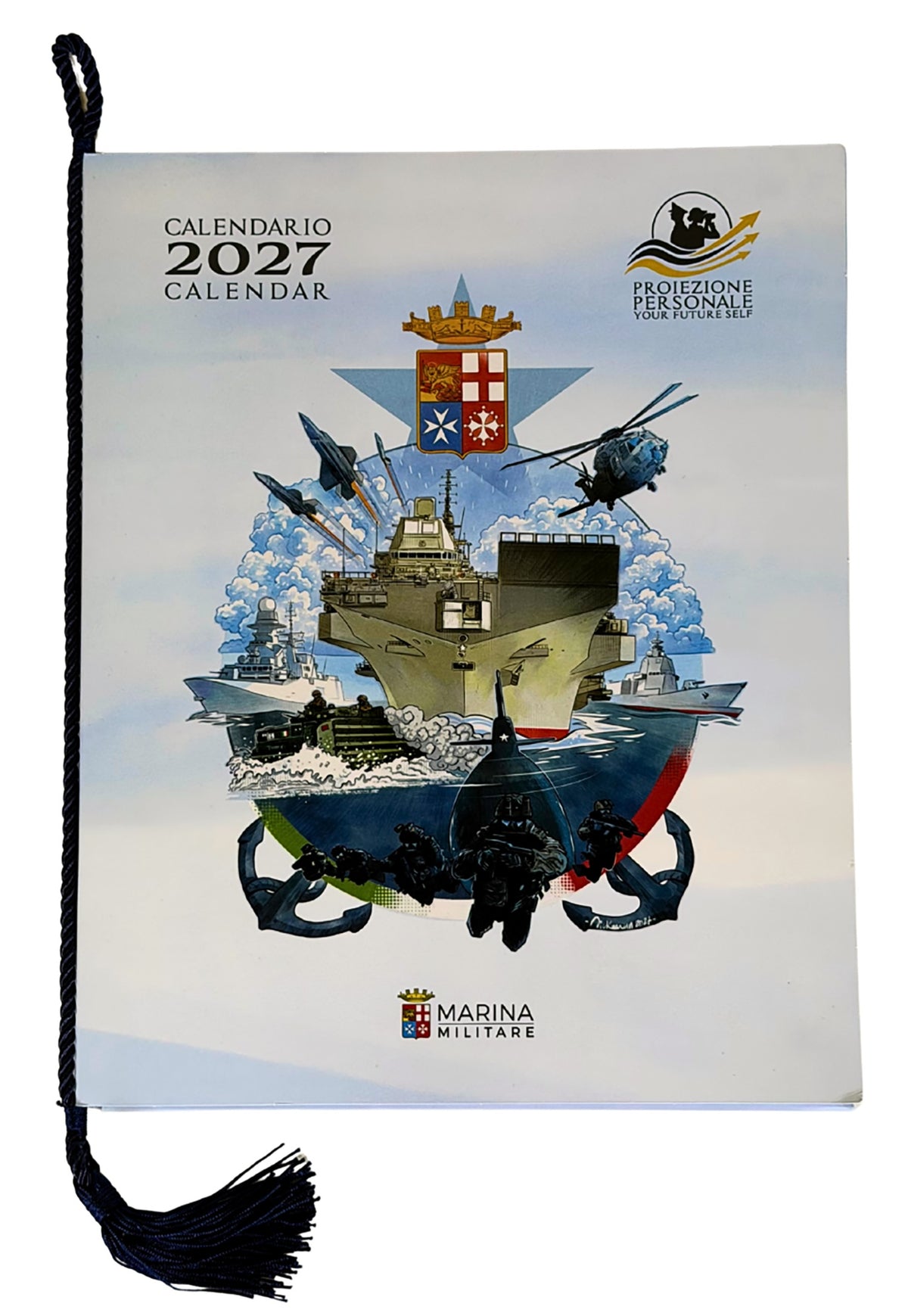Calendario Marina Militare 2027 - da parete ::Proiezione personale