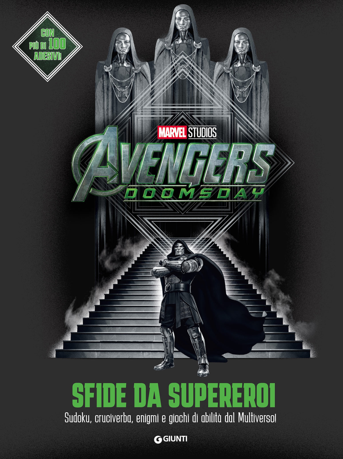 Avengers: Doomsday Sfide da supereroi. Sudoku, cruciverba, enigmi e giochi di abilità dal Multiverso::Con più di 100 adesivi