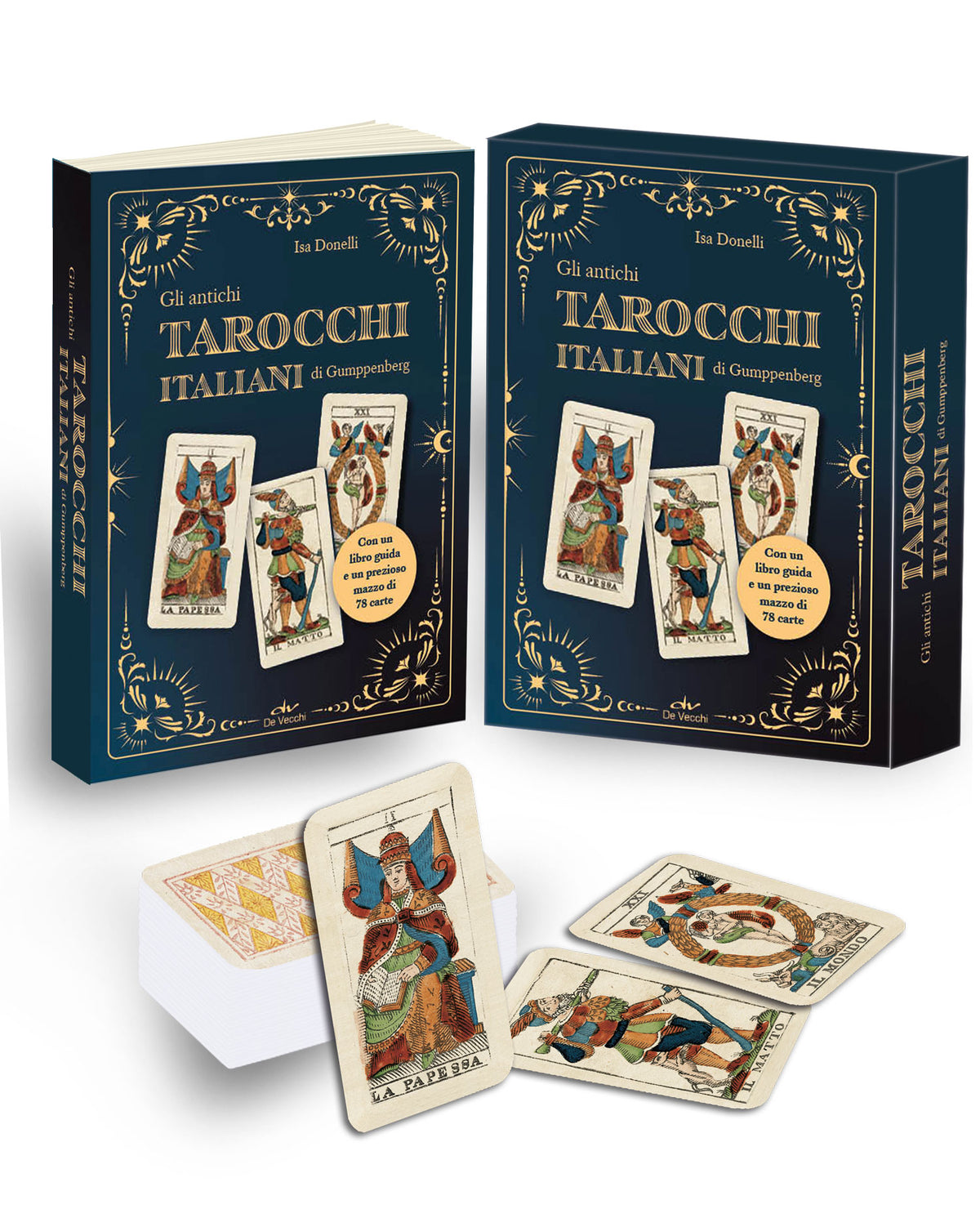 Gli antichi tarocchi italiani di Gumppenberg::con un libro guida e un prezioso mazzo di 78 carte