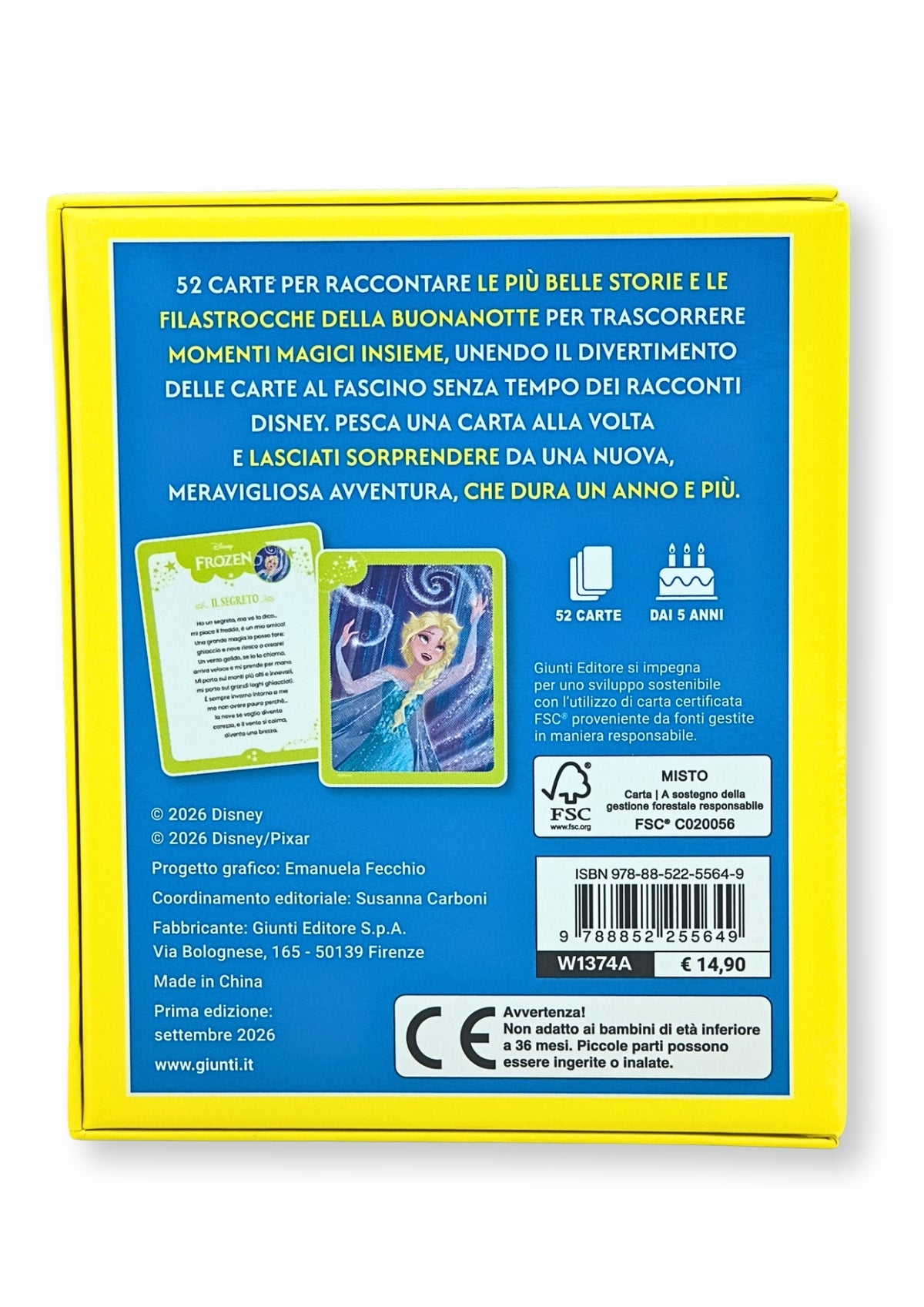 CarteStorie e filastrocche per la nanna Disney. 52 carte::Leggi, sogna, buonanotte