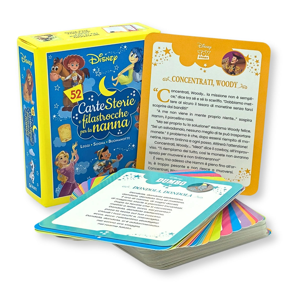 CarteStorie e filastrocche per la nanna Disney. 52 carte::Leggi, sogna, buonanotte