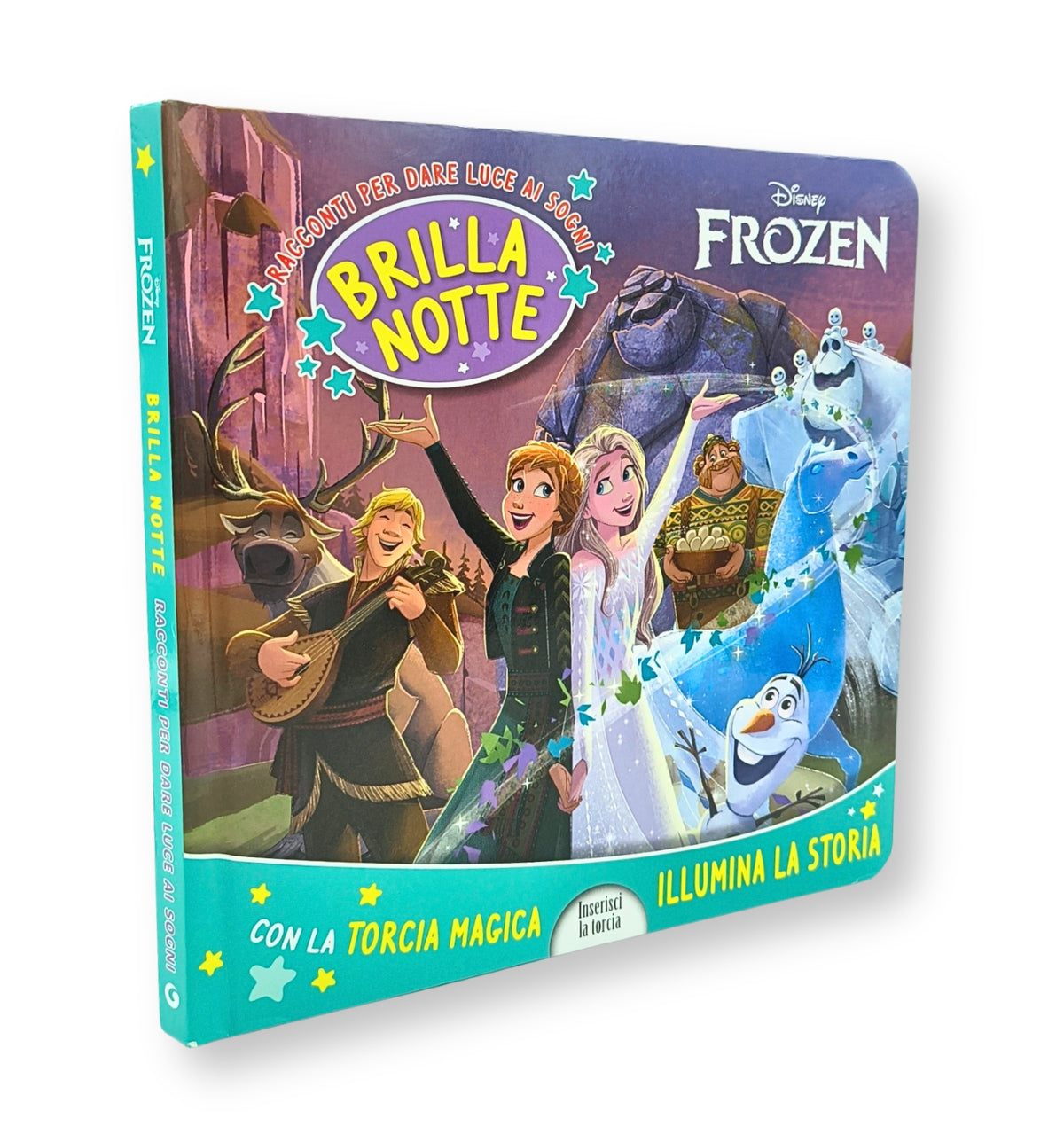 Disney Frozen Brillanotte. Racconti per dare luce ai sogni::Con la torcia magica illumina la storia