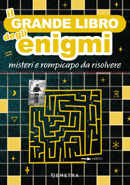 Il grande libro degli enigmi::misteri e rompicapo da risolvere
