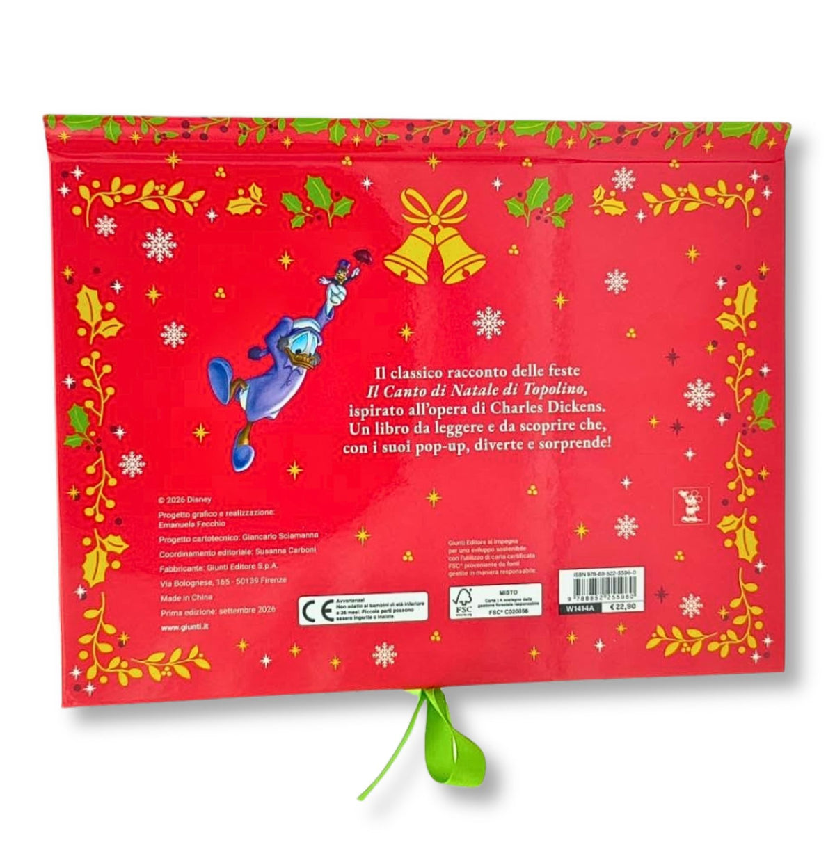 Canto di Natale di Topolino - Libro Pop-up::La storia in 3d