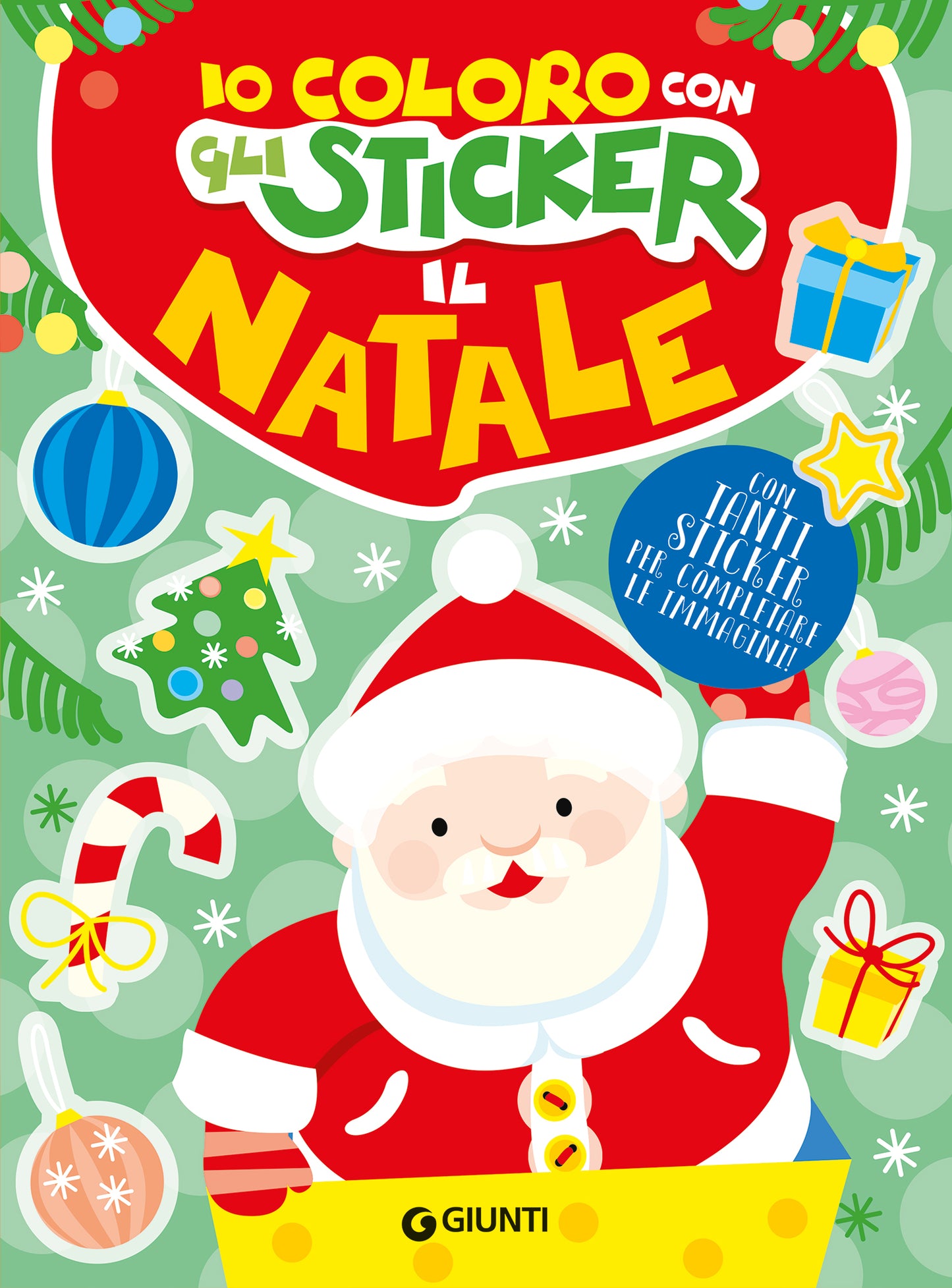 Io coloro con gli sticker. Il Natale