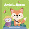Amici del bosco::1 libro + 1 puzzle di legno
