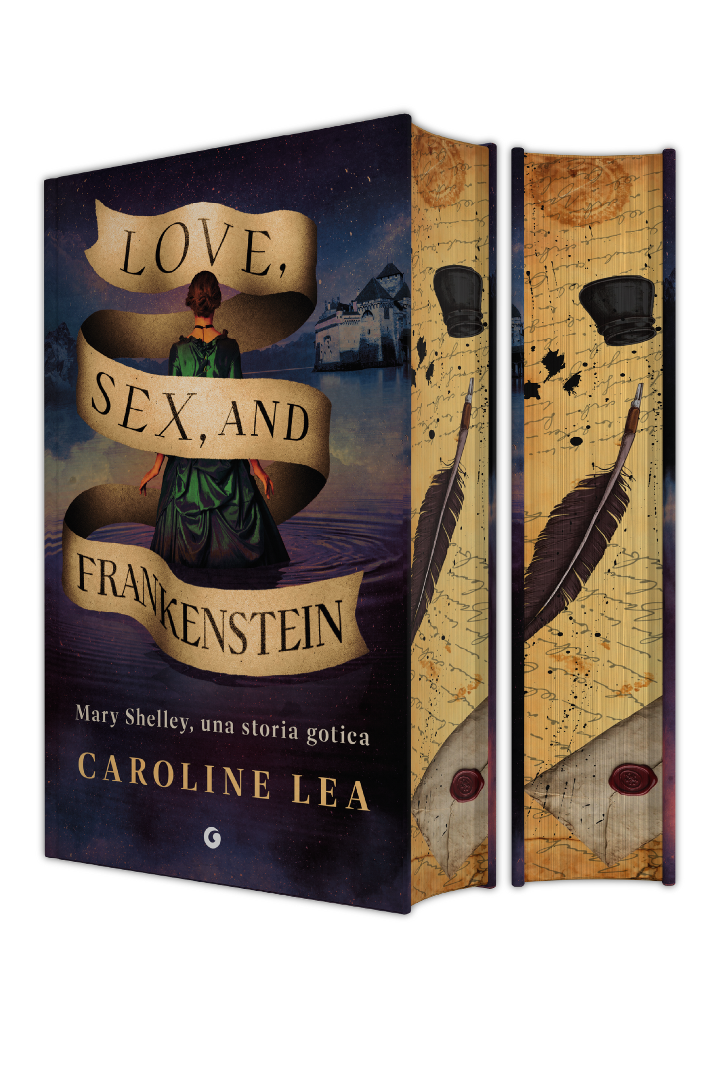 Love, Sex, and Frankenstein | Custom Sprayed Edges::Mary Shelley, una storia gotica