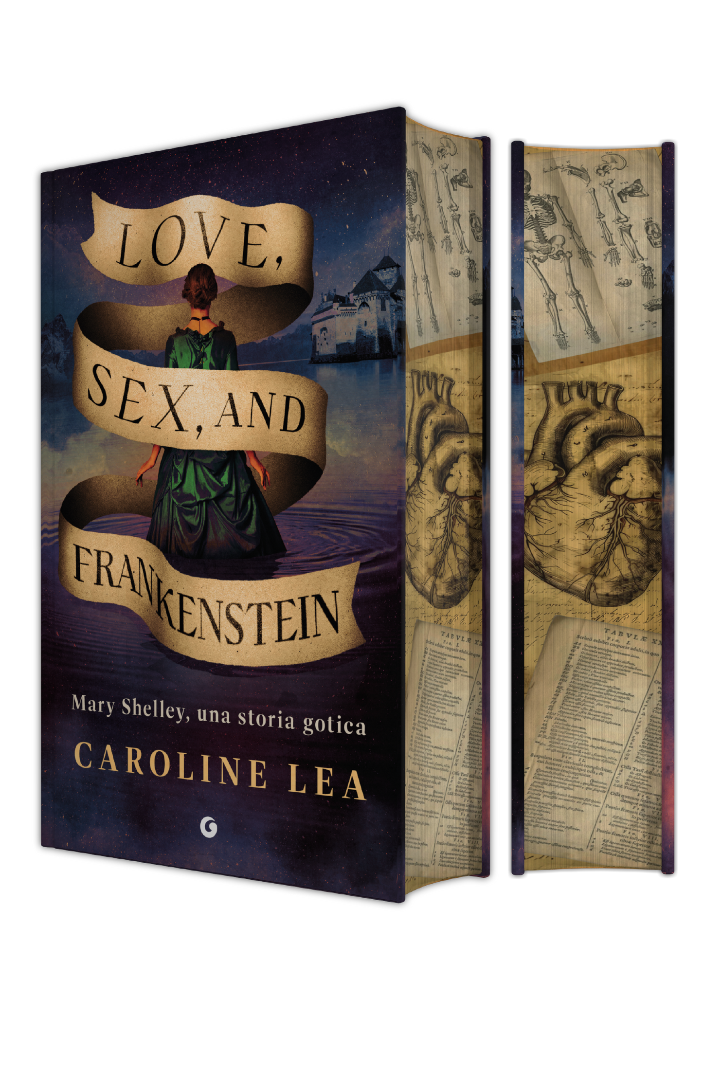 Love, Sex, and Frankenstein | Custom Sprayed Edges::Mary Shelley, una storia gotica