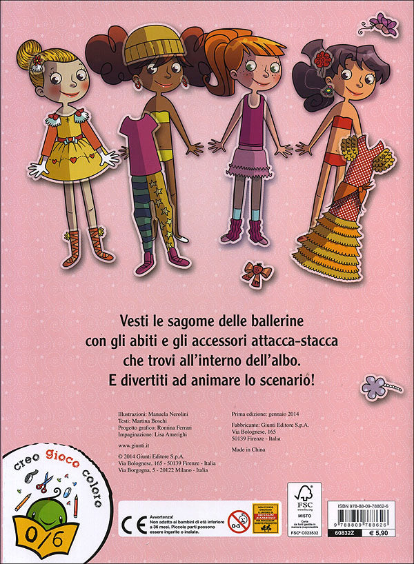 Ballerine attacca-stacca::Con tanti vestiti e accessori attacca-stacca!