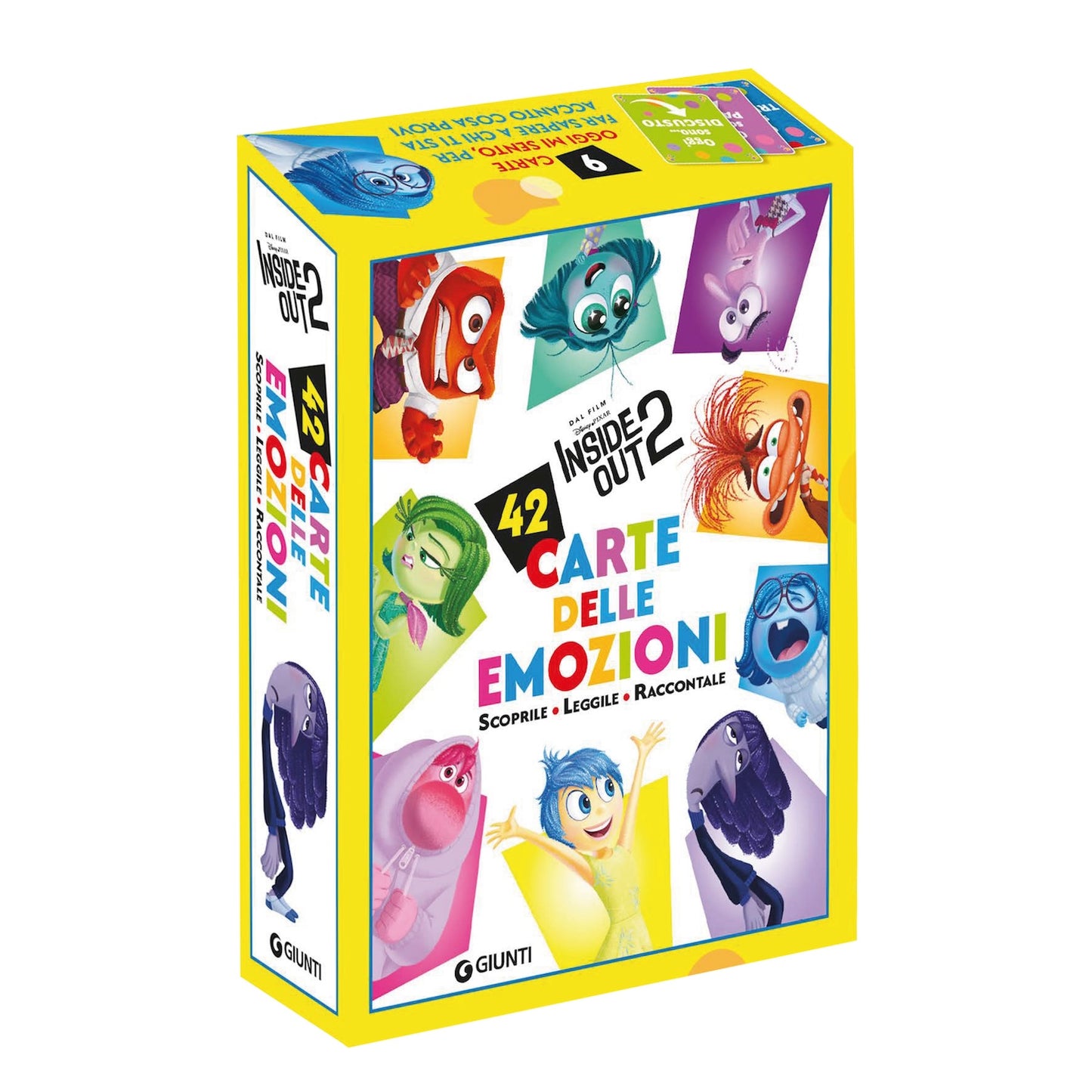 Carte delle emozioni Inside Out 2::42 carte - Scoprile Leggile Raccontale