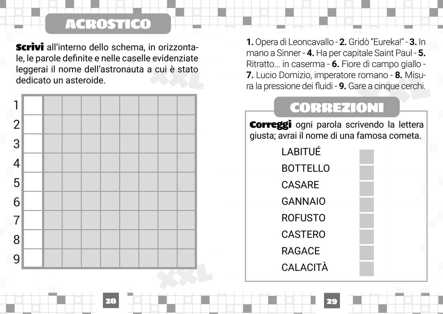 Enigmistica XXL::Grandi giochi da fare senza occhiali